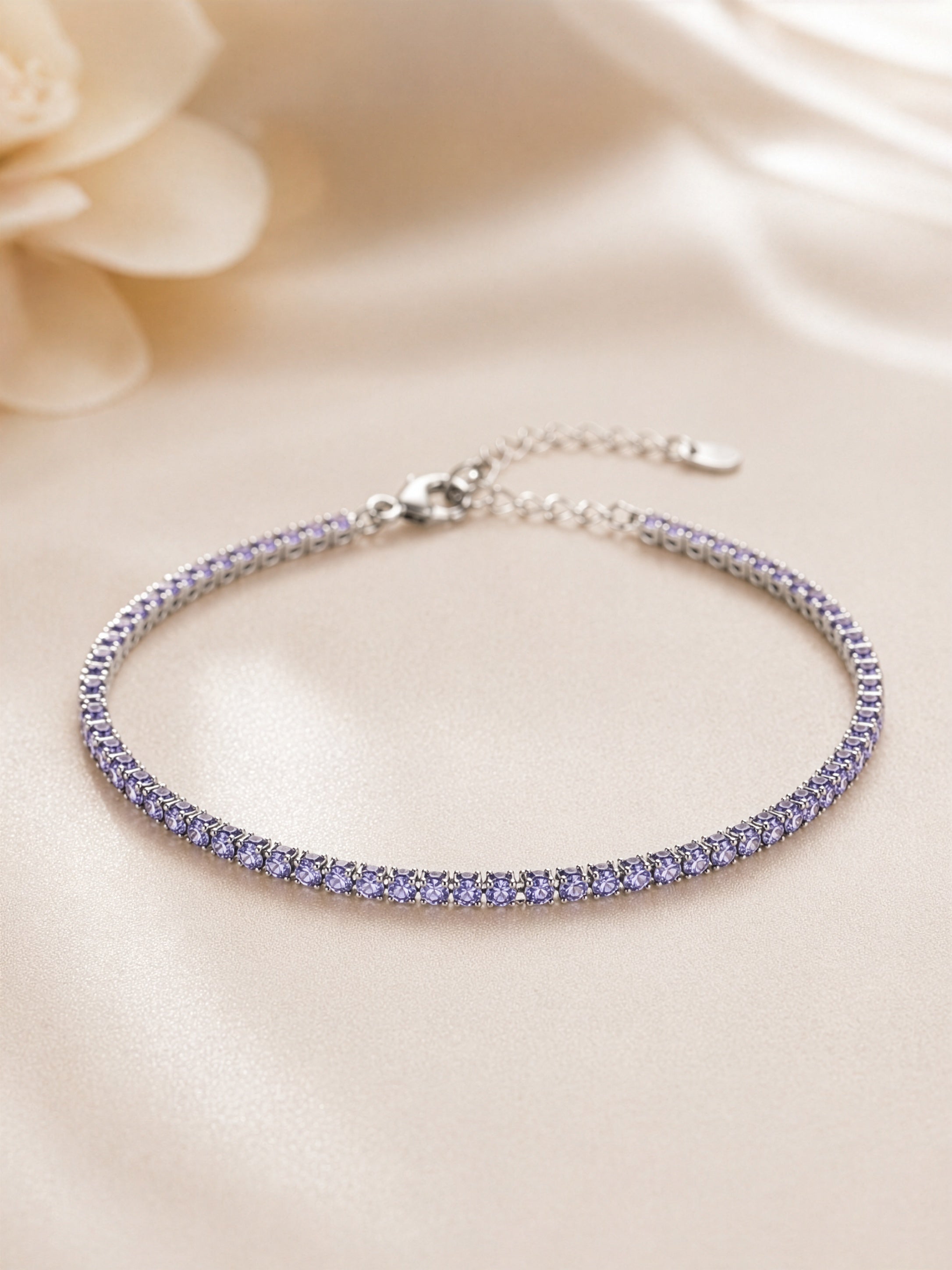 Lavender Shine Tennis Bracelet