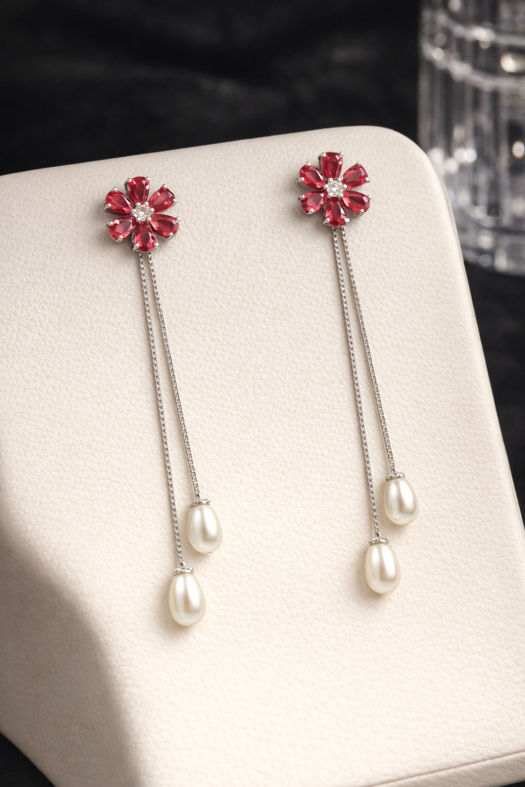 Blossom Pearl Drop Earrings