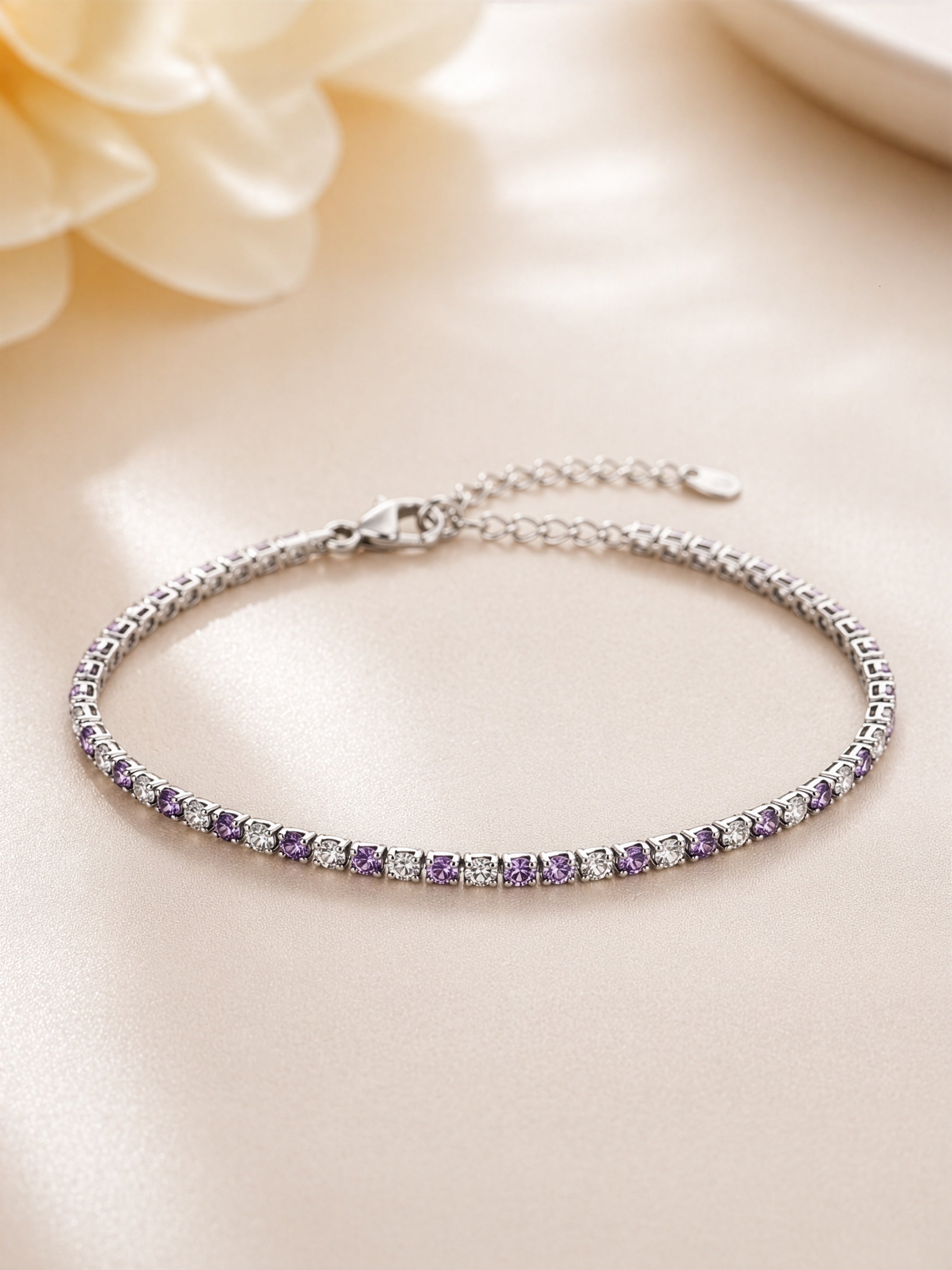 Amethyst Spark  Bracelet