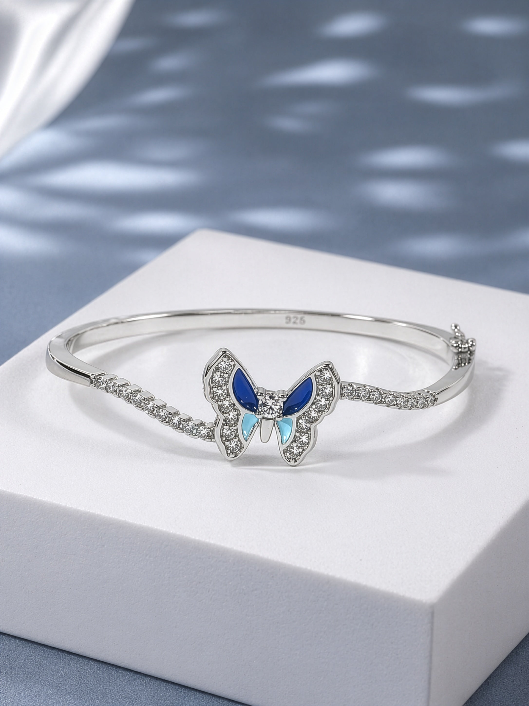 Butterfly Elegance Silver Bracelet