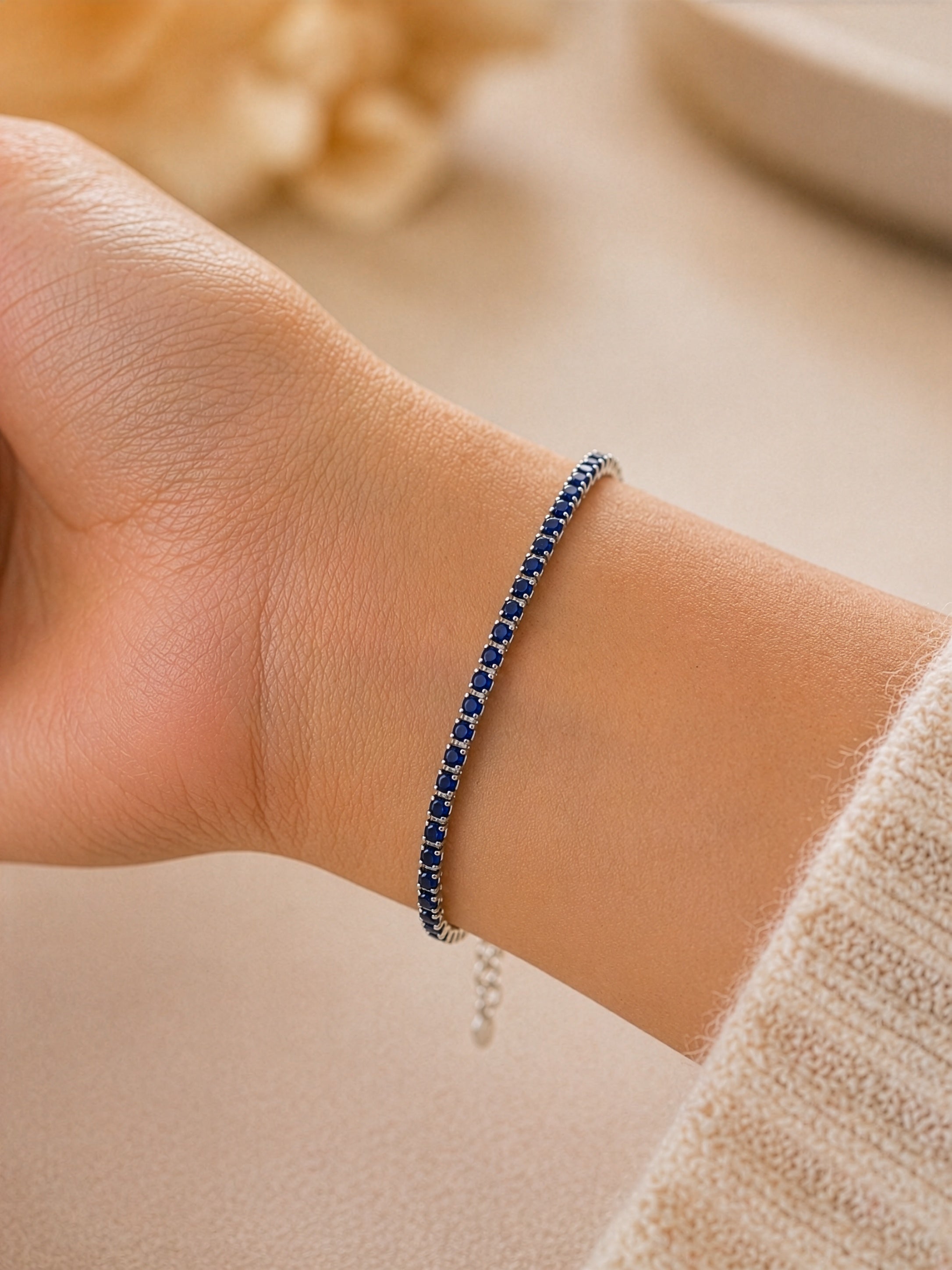 Midnight Blue Tennis Bracelet