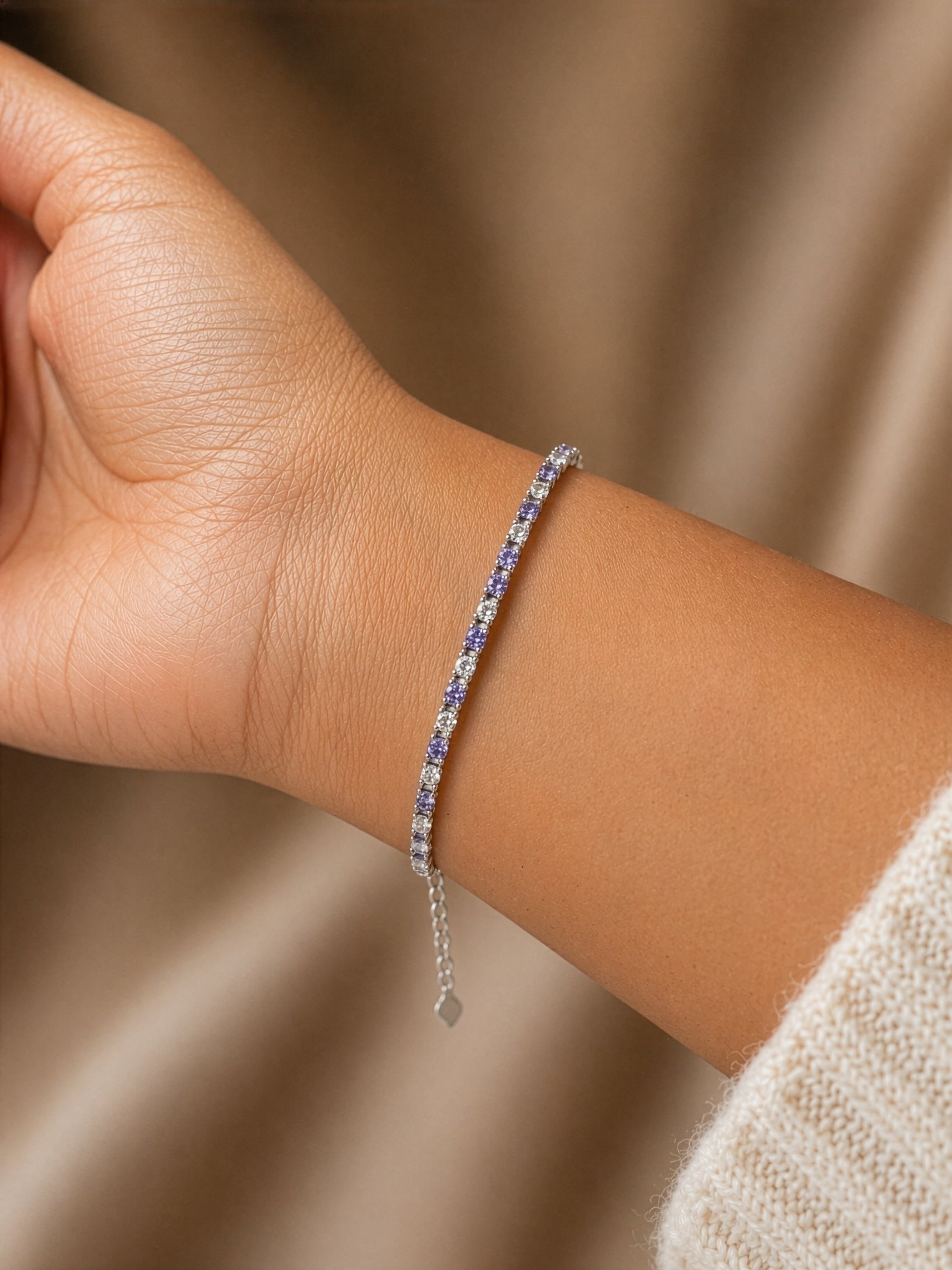 Amethyst Spark  Bracelet
