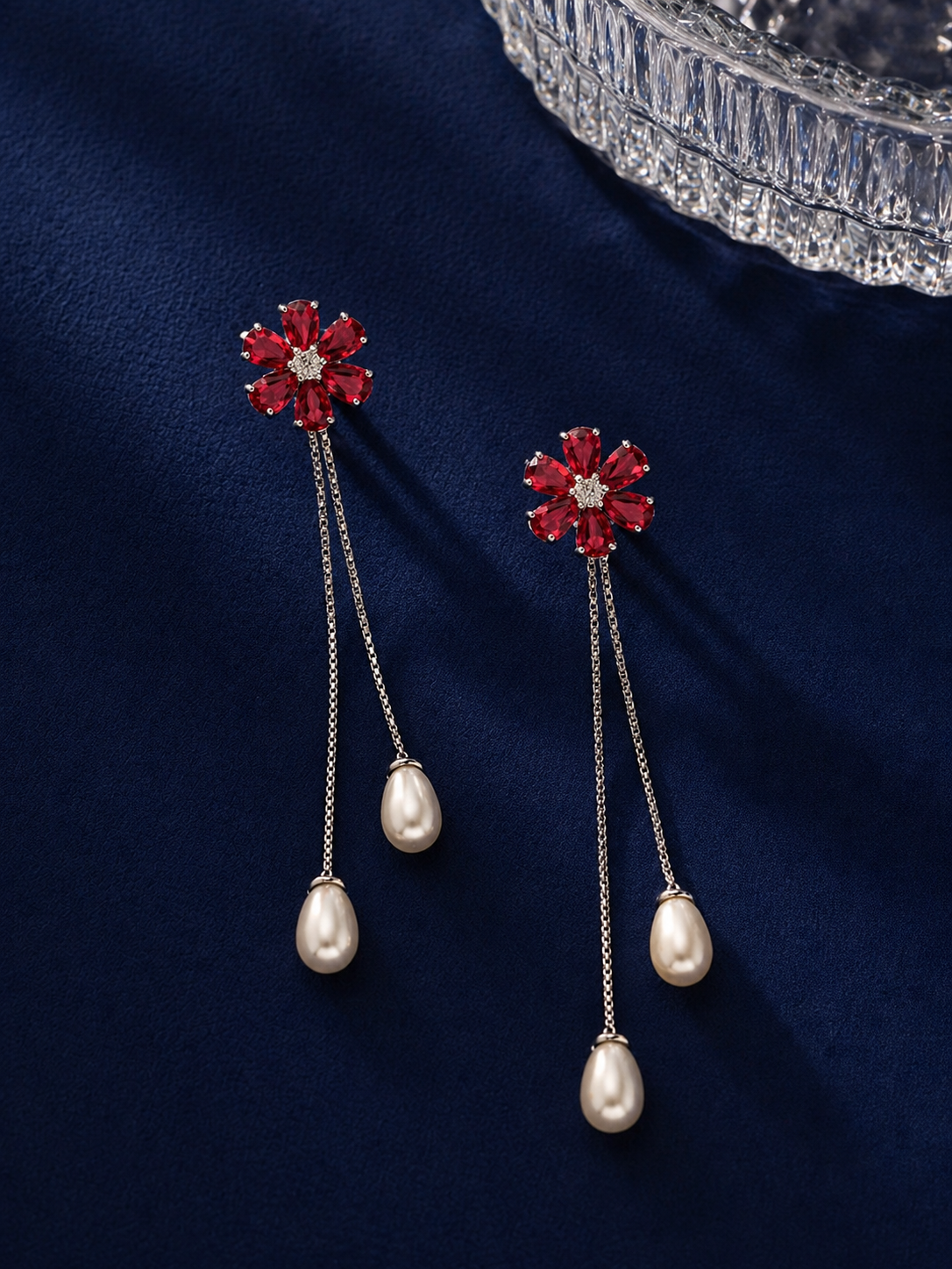 Blossom Pearl Drop Earrings