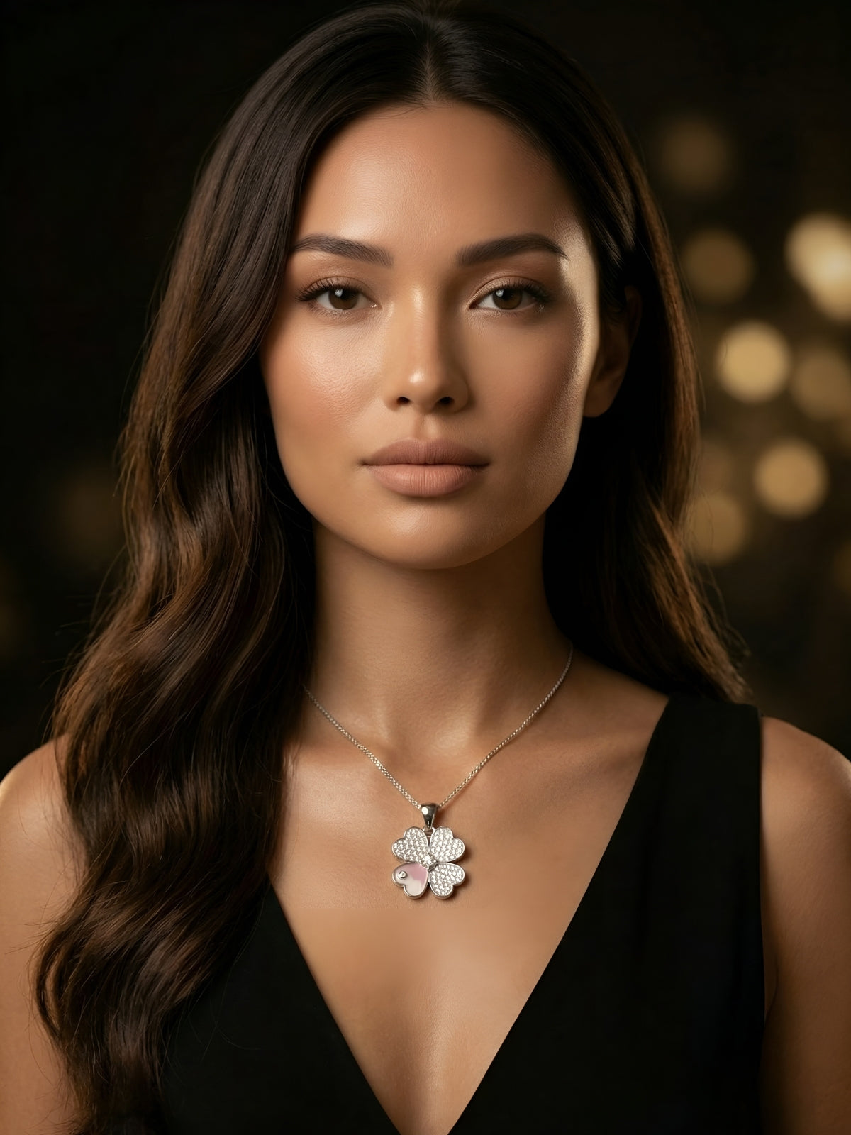 Clover & Heart Pendant
