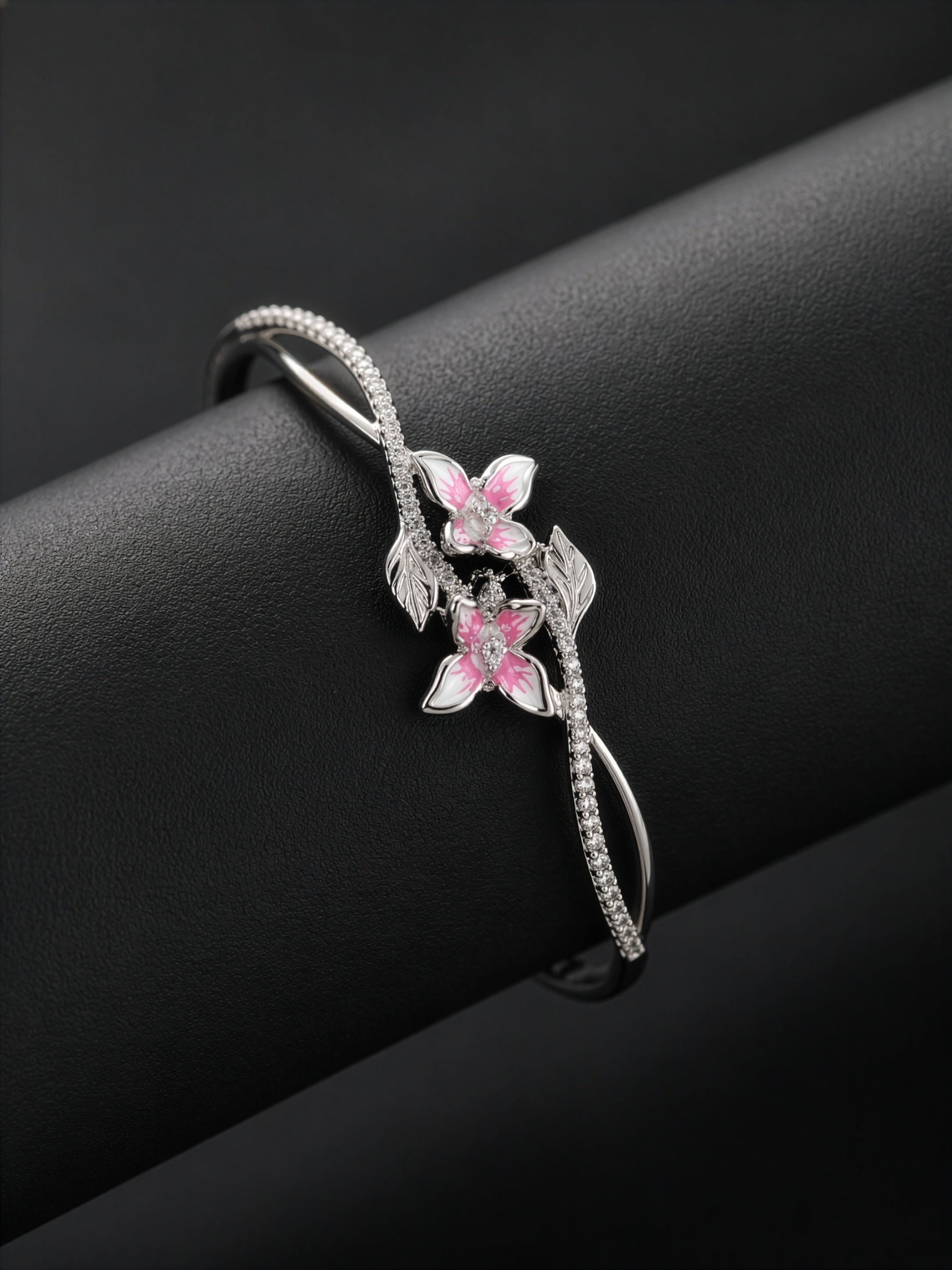 Blossom Grace Silver Bracelet