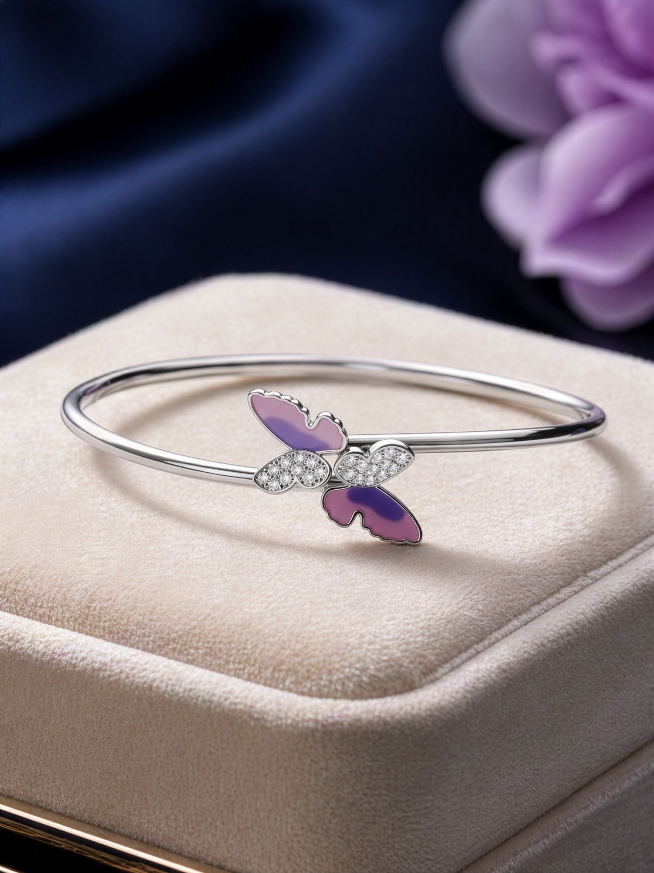Twilight Butterfly Cuff Bracelet