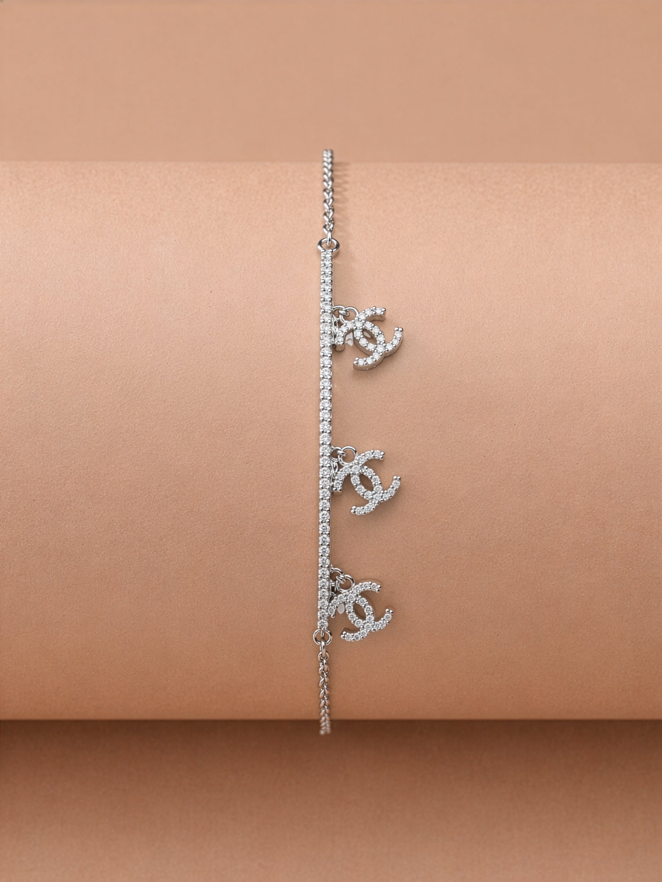 Charm Drop Crystal Bracelet