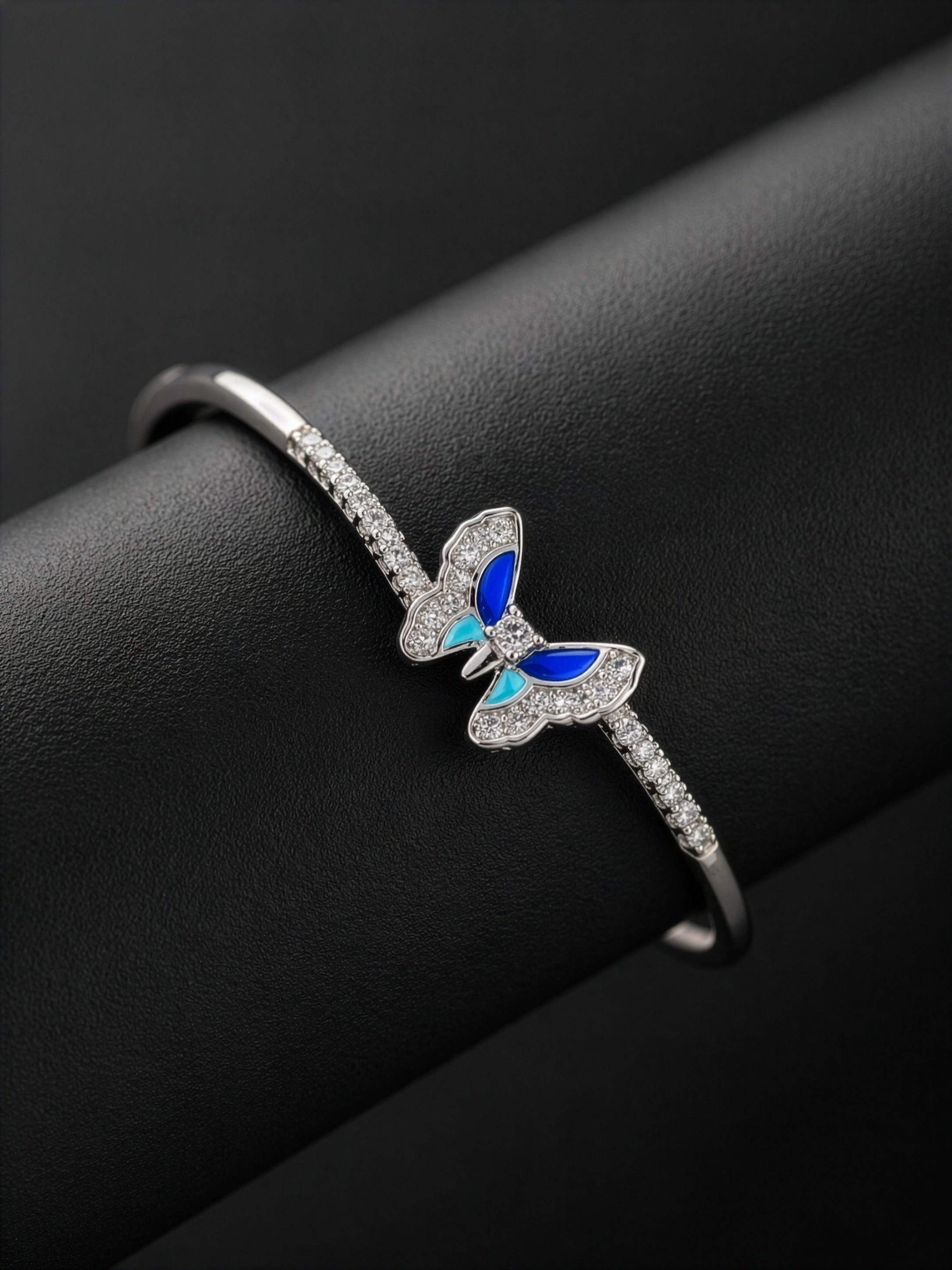 Butterfly Elegance Silver Bracelet