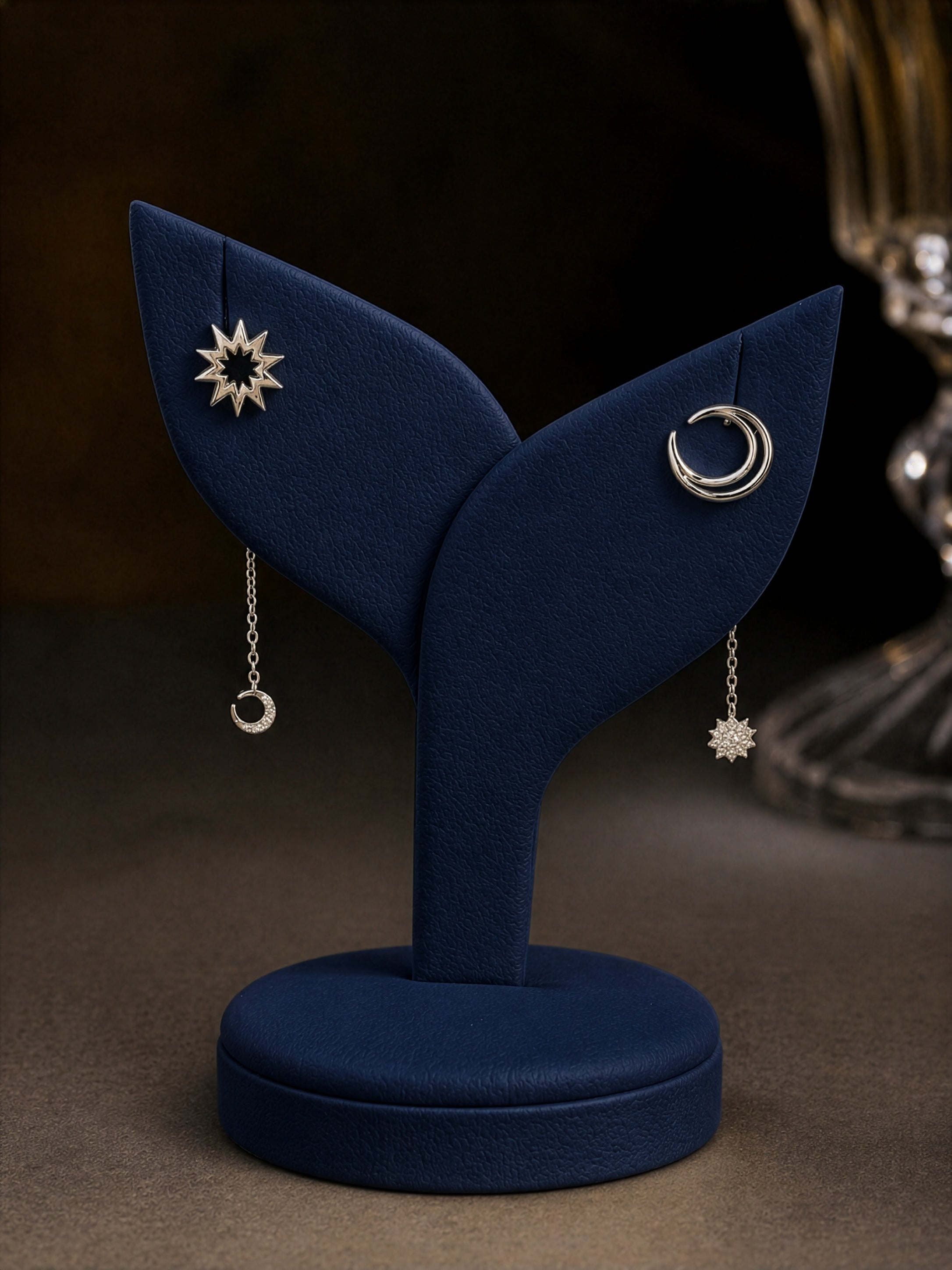 Celestial Mismatch Drop Earrings